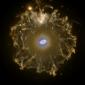 A large-scale view of the Cat’s Eye Nebula